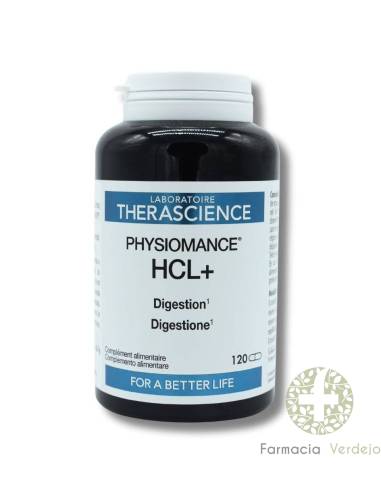 PHYSIOMANCE HCL+ DIGESTÃO 120 CÁPSULAS THERASCIENCE