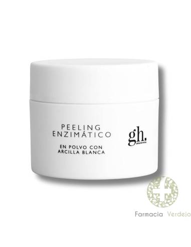 GH PEELING ENZIMATICO CON POLVO DE ARCILLA BLANCA