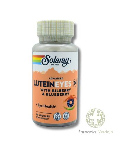 LUTEIN EYES 24 SOLARAY 60 CAPSULAS Salud ocular