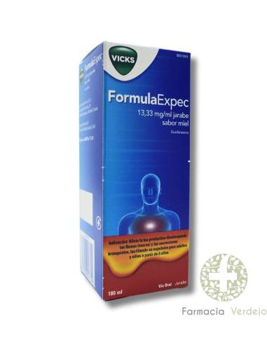 FORMULAEXPEC 13,33 MG/ML JARABE  180 ML (SABOR MIEL)