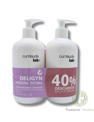 CUMLAUDE LAB DELIGYN HIGIENE INTIMA 40%DTO EN SEG UNID