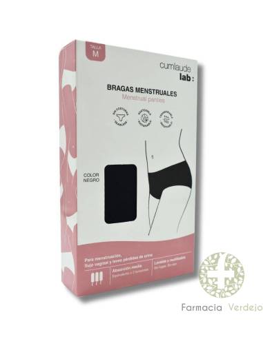 CUMLAUDE LAB BRAGAS MENSTRUALES TALLA M