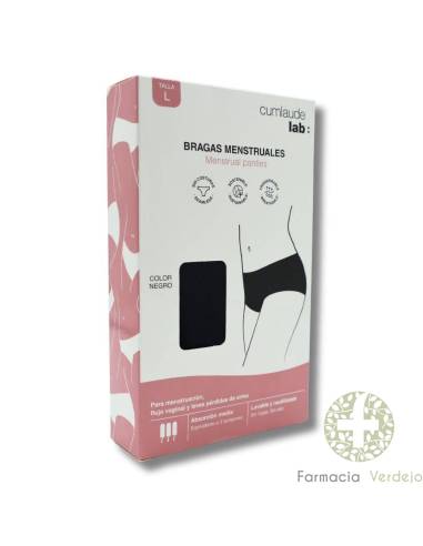 CUMLAUDE LAB BRAGAS MENSTRUALES TALLA L