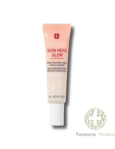 SKIN HERO GLOW ERBORIAN PERFECCIONADOR PIEL 15 ML