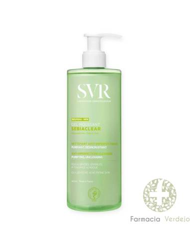 SEBIACLEAR GEL MOUSSANT ESPUMA DE LIMPEZA SEM SABONETE PURIFICANTE SVR 400 ML