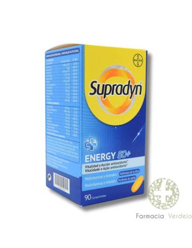 SUPRADYN ACTIVE 50+ ANTIOXIDANTES 90 COMPRIMIDOS