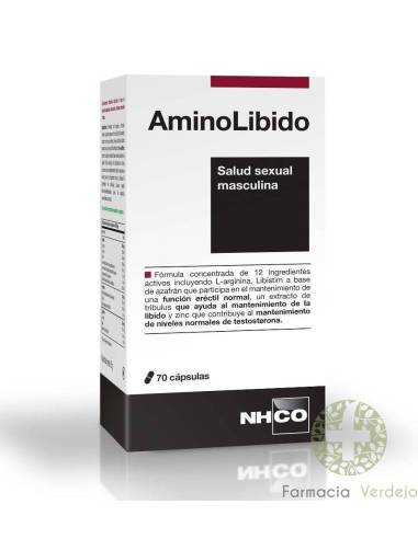 AMINOLIBIDO SALUD SEXUAL MASCULINA 70 CAPSULAS