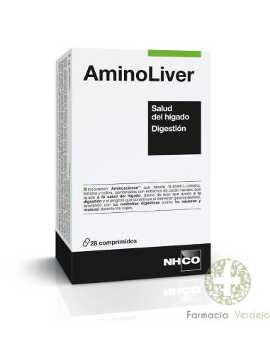 AMINOLIVER SALUD DEL HIGADO DIGESTION 28 COMPRIMIDOS