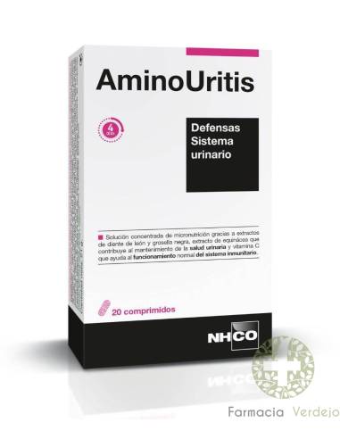 AMINOURITIS DEFENSAS SISTEMA URINARIO 20 COMPRIMIDOS