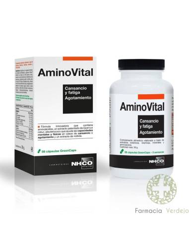 AMINOVITAL CANSANCIO Y FATIGA AGOTAMIENTO 56 CAPSULAS