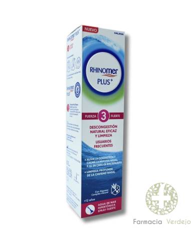 RHINOMER PLUS USUÁRIOS FREQUENTES FORÇA 3 SPRAY FORTE 125 ML