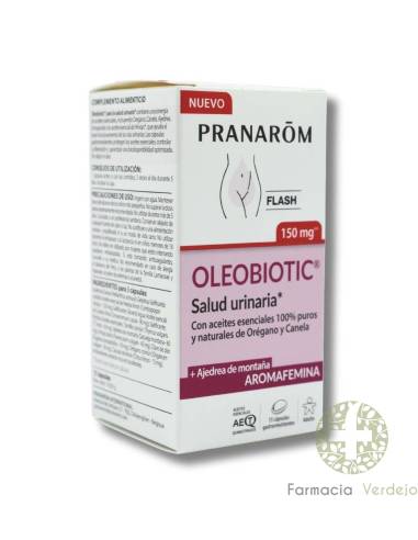 OLEOBIOTIC SALUD URINARIA PRANAROM 15 CAPSULAS