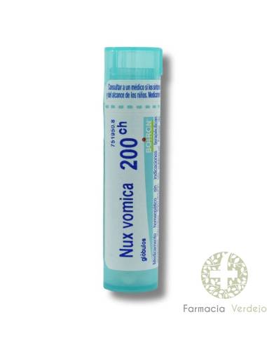 NUX VOMICA BOIRON C200 GLOBULOS 1 ENVASE 4 G