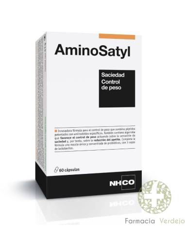 AMINOSATYL 60 CÁPSULAS CONTROLE DE PESO SACIEDADE