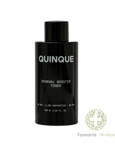 QUINQUE RENEWAL BOOSTER TONER 8%AHA - 1,25%POSTBIOTICS - 8%PHA 100ML