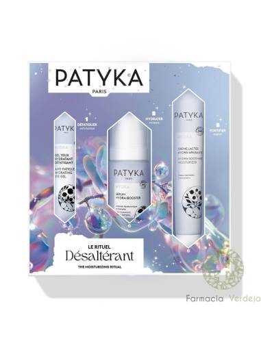 PATYKA COFRE HYDRA GEL YEUX + SERUM HYDRA + CREME LACTEE