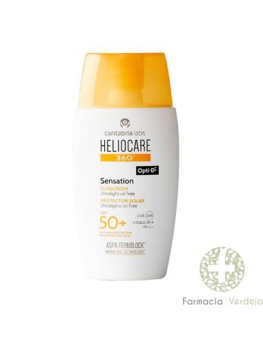 HELIOCARE 360º SENSATION PROTETOR SOLAR ULTRALEVE SEM ÓLEO 50 ML