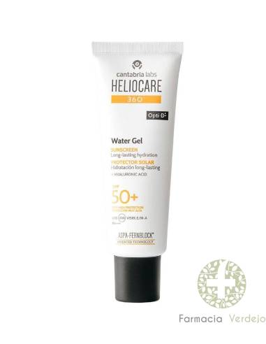 HELIOCARE 360º SPF 50+ WATER GEL HIDRATACION LONG-LASTING PROTECTOR SOLAR 50 ML