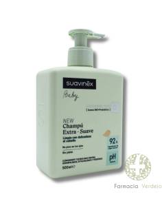 SUAVINEX BABY SHAMPOO EXTRA-SUAVE 500 ML Limpa suavemente...
