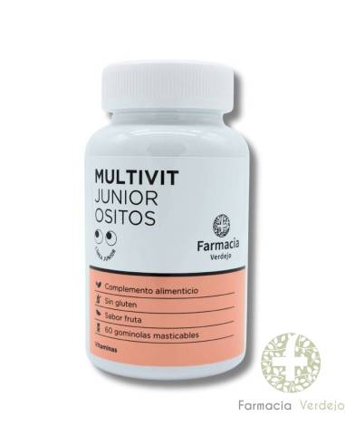 URSINHOS DE GOMA MULTIVIT JUNIOR FARMÁCIA VERDEJO