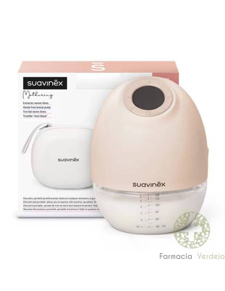 EXTRACTOR DE LECHE ELECTRICO MANOS LIBRES SUAVINEX