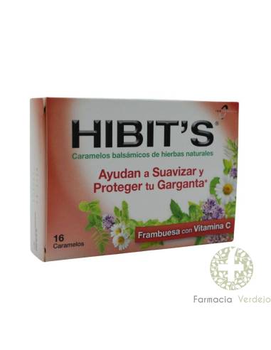 CARAMELOS HIBIT,S 16 UNIDADES SABOR FRAMBUESA