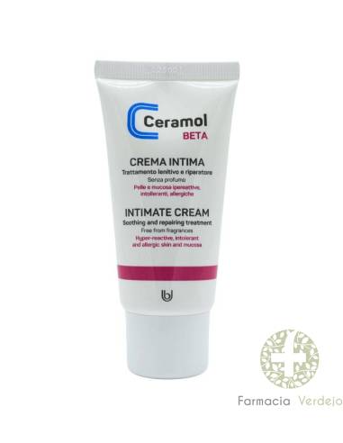 CERAMOL BETA CREME ÍNTIMO 50 ML CALMANTE E REPARADOR