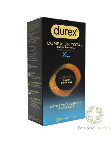 DUREX CONEXION TOTAL XL 10 PRESERVATIVOS