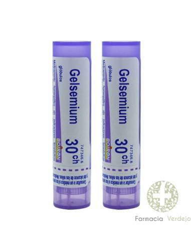 GELSEMIUM BOIRON C30 GLÓBULOS 2 RECIPIENTES 4 G