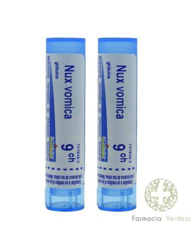 NUX VOMICA BOIRON C9 GLOBULES 2 RECIPIENTES 4 G