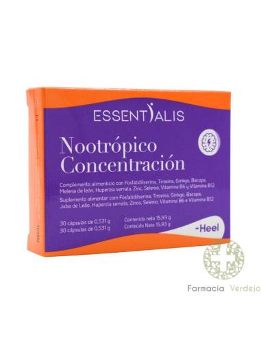ESSENTIALIS NOOTROPIC CONCENTRATION 30 CÁPSULAS