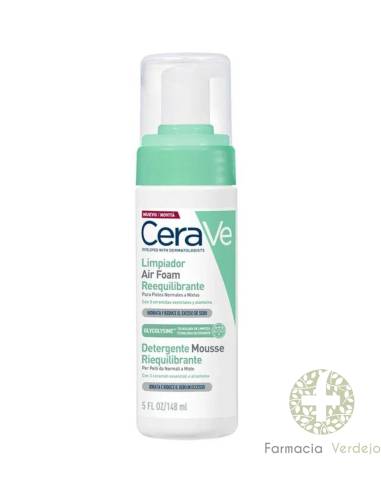 LIMPIADOR AIR FOAM REEQUILIBRANTE CERAVE 148ML
