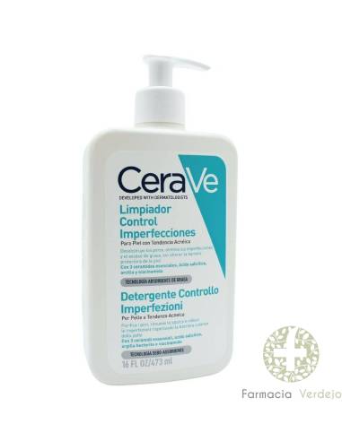 LIMPIADOR CONTROL IMPERFECCIONES CERAVE 473 ML