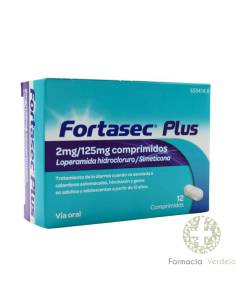 FORTASEC PLUS 2 MG/125 MG 12 COMPRIMIDOS