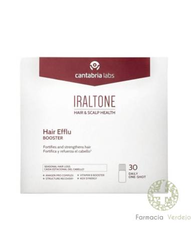 IRALTONE HAIR EFFLU BOOSTER 30 VIALES 15 ML