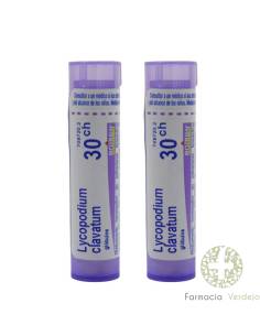 LYCOPODIUM CLAVATUM BOIRON C30 GLOBULOS 2 ENVASES 4 G