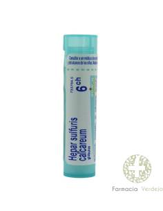 HEPAR SULFURIS CALCAREUM BOIRON C6 GLÓBULOS 1 RECIPIENTE 4 G