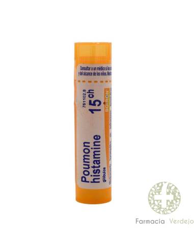POUMON HISTAMINE BOIRON C15 GLÓBULOS 1 EMBALAGEM 4 g