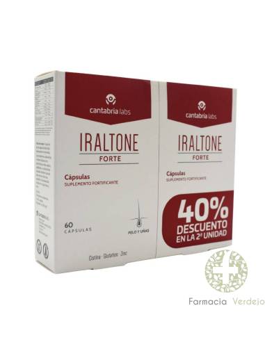 IRALTONE FORTE DUPLO 40%OFF NA 2ª 60+60 CÁPSULAS