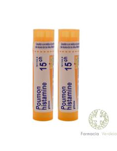 POUMON HISTAMINA BOIRON C15 GLOBULES 2 RECIPIENTES 4 G