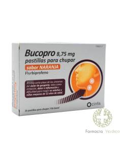 BUCOPRO 8.75 MG 16 PASTILHAS (SABOR LARANJA)