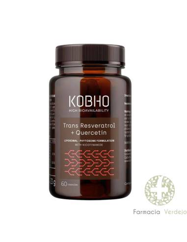 KOBHO TRANS RESVERATROL +QUERCETIN  60 CAPSULAS