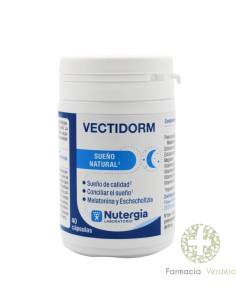 VECTIDORM NUTERGIA 40 CÁPSULAS Promove o sono natural