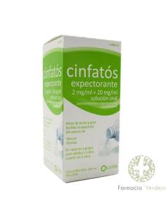 CINFATOS EXPECTORANTE 2 mg/ml + 20 mg/ml SOLUCION ORAL...
