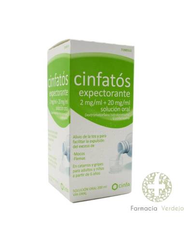 CINFATOS EXPECTORANTES 2 mg/ml + 20 mg/ml...
